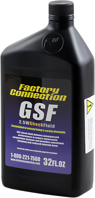 FACTORY CONNECTION - GSF - F.C. Shock Fluid - 2.5wt - 1 U.S. quart