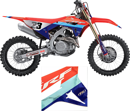 FACTORY EFFEX - 27-51302 - Candy Chrome Series Trim Graphics Kit - Honda - CRF 250R/450R