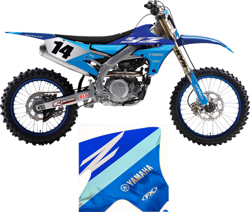 FACTORY EFFEX - 27-51204 - Candy Chrome Series Trim Graphics Kit - Yamaha - YZ 125/250
