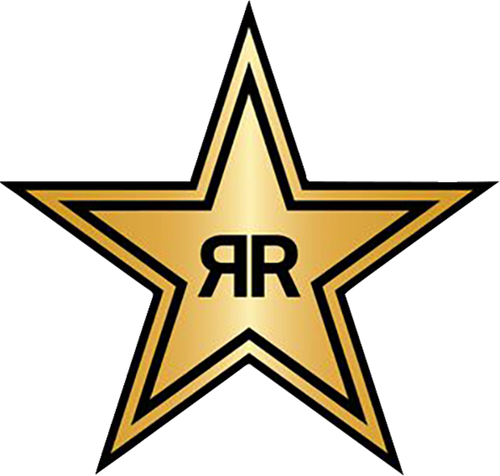 FACTORY EFFEX - 28-90000 - Logo Decals - Rockstar Star - 5 pack