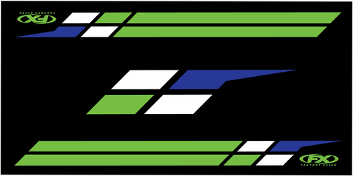 FACTORY EFFEX - 22-45120 - Door Mat - Green - Kawasaki