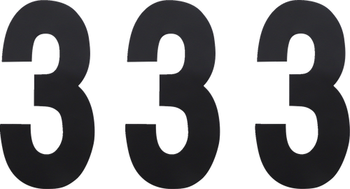 FACTORY EFFEX - 02-4453 - FX Number 3 - Black - 6"