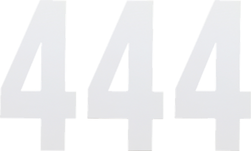 FACTORY EFFEX - 02-4464 - FX Number 4 - White - 6"