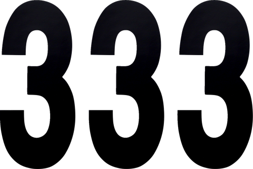 FACTORY EFFEX - 02-4473 - FX Number 3 -Black - 8"