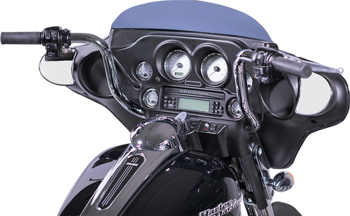 FAT BAGGERS INC. - 903012 - 1-1/4" EZ Install Round Top Handlebar - 12" - Chrome