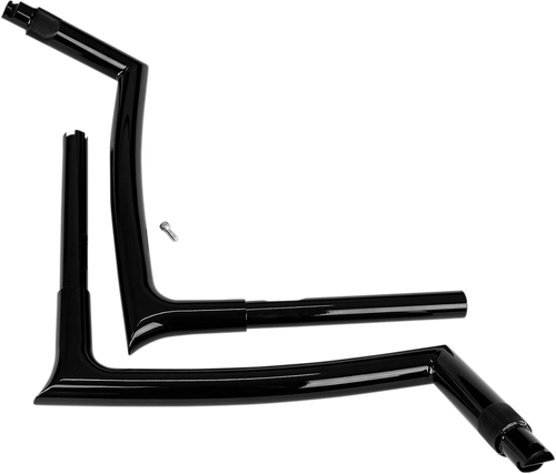 FAT BAGGERS INC. - 908010-B - 1-1/4" EZ Install Pointed Top Handlebar - 10" - Black