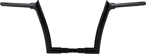 FAT BAGGERS INC. - 806012-B - 1-1/2" EZ Install Pointed Top Handlebar - 12" - Black