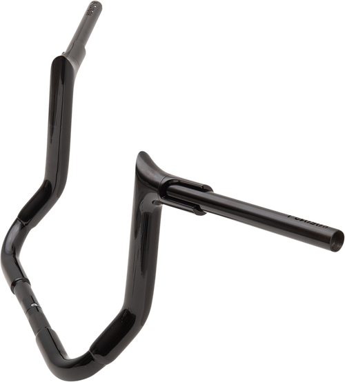 FAT BAGGERS INC. - 805012-B - 1-1/2" EZ Install Pointed Top Handlebar - 12" - Black