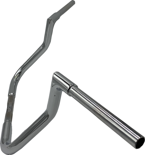 FAT BAGGERS INC. - 705011 - 1-1/4" EZ Install Flat Top Handlebar - Reduced Reach - 11" - Chrome