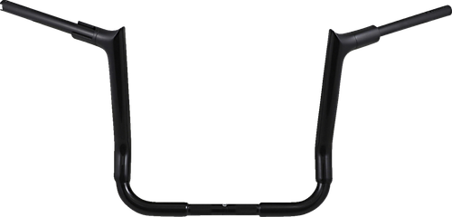 FAT BAGGERS INC. - 815014-B - 1-1/2" EZ Install Pointed Top Handlebar - 14" - Black