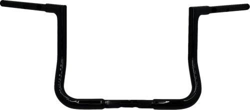 FAT BAGGERS INC. - 745012-B - 1-1/4" EZ Install Flat Top Handlebar - 12" - Black