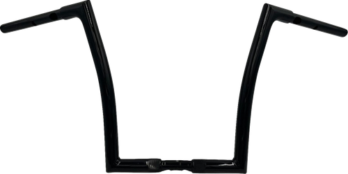 FAT BAGGERS INC. - 748014-B - 1-1/4" EZ Install Flat Top Handlebar - 14" - Black