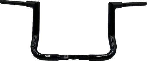 FAT BAGGERS INC. - 645012-B - 1-1/2" EZ Install Flat Top Handlebar - 12" - Black