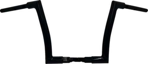 FAT BAGGERS INC. - 648012-B - 1-1/2" EZ Install Flat Top Handlebar - 12" - Black