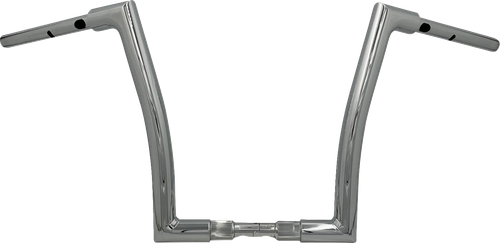 FAT BAGGERS INC. - 648014 - 1-1/2" EZ Install Flat Top Handlebar - 14" - Chrome