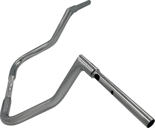 FAT BAGGERS INC. - 745013 - 1-1/4" EZ Install Flat Top Handlebar - Reduced Reach - 13" - Chrome