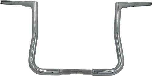 FAT BAGGERS INC. - 705013 - 1-1/4" EZ Install Flat Top Handlebar - Reduced Reach - 13" - Chrome