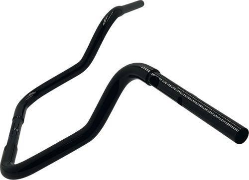 FAT BAGGERS INC. - 943013-B - 1-1/4" EZ Install Round Top Handlebar - Reduced Reach - 13" - Black