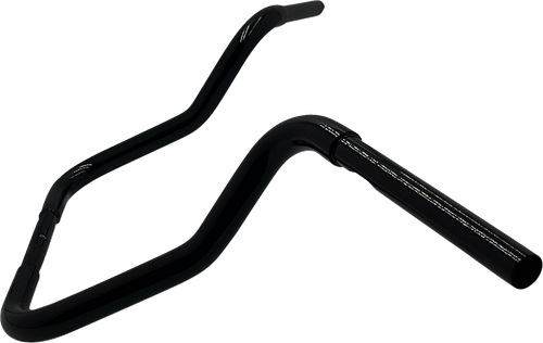 FAT BAGGERS INC. - 903013-B - 1-1/4" EZ Install Round Top Handlebar - Reduced Reach - 13" - Black