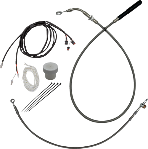 FAT BAGGERS INC. - 119014 - EZ Install Kit - +6" - FLHT, FLHX - Braided