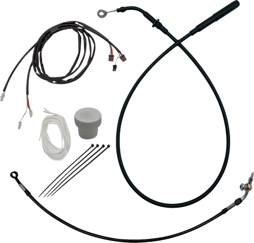 FAT BAGGERS INC. - 119918-B - EZ Install Kit - +8" - '21-'25 FLTR - Black