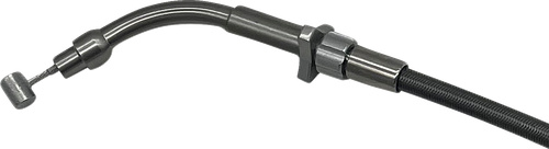 FAT BAGGERS INC. - 108008 - EZ Install Upper Clutch Cable - FLHX/FLTR,SE - +8" - Braided Stainless Steel