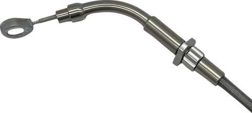 FAT BAGGERS INC. - 118000 - EZ Install Upper Clutch Cable - FLTR/FLHX '21-'23 - Stock - Braided Stainless Steel