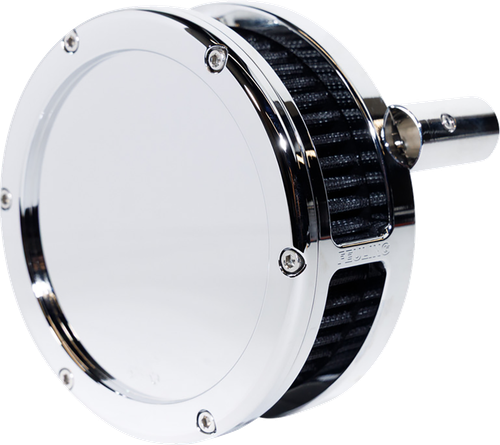 FEULING PARTS - 5557-S - BA Slim Air Cleaner Kit - Chrome - Black Filter - '08-'17 Twin Cam
