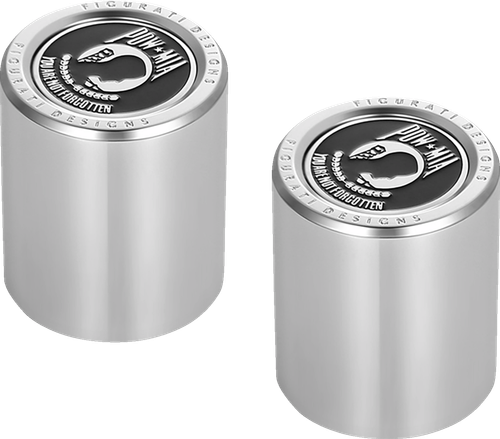 FIGURATI DESIGNS - FD50-DC-2730-SS - Docking Covers - POW MIA - Silver