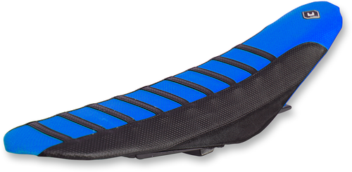 FLU DESIGNS INC. - 35506 - Pro Rib Seat Cover - Blue/Black - YZ '14-'22