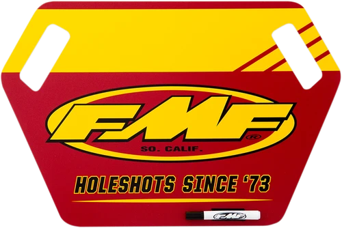 FMF - 010729 - Pit Board - Yellow/Red