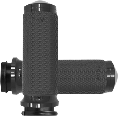 AVON GRIPS - MF-63B-ANO-FLY - Vibration Dampening Memory Foam Grips - Large - TBW - Black