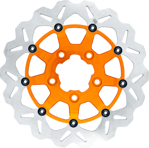 GBRAKES - GBDU033 - Wave Brake Rotor - Front - 13" - Orange