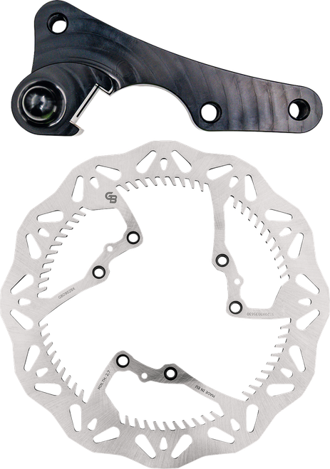 GBRAKES - GBDOS213 - Brake Rotor Kit With Bracket - Solid Mount - 270 mm