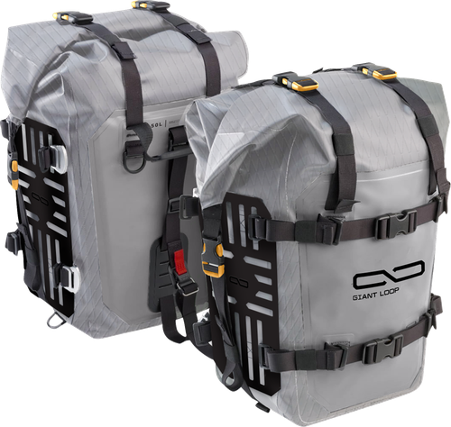 GIANT LOOP - MTPN25-B - Mototrekk Panniers - Gray/Black