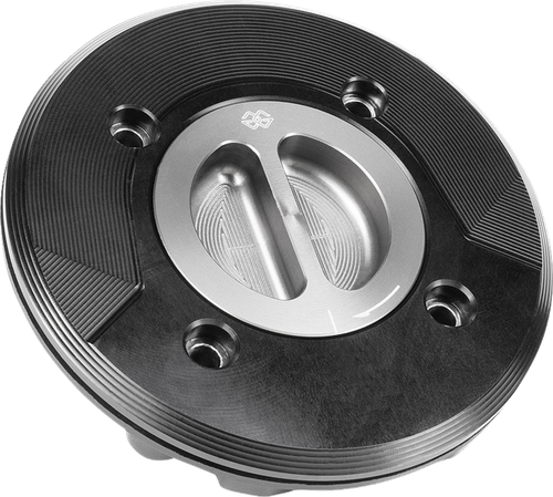 GILLES TOOLING - FCAP-04-B - Fuel Filler Cap - Black - Kawasaki