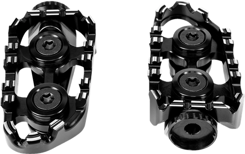 GILLES TOOLING - RGK-111-UF35-SET-B - Tech-X Enduro Foot Pegs - Driver - Black