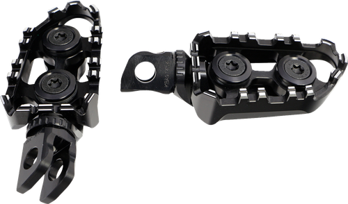 GILLES TOOLING - RGK-300-UF35-SET-B - Tech-X Enduro Foot Pegs - Driver - Black