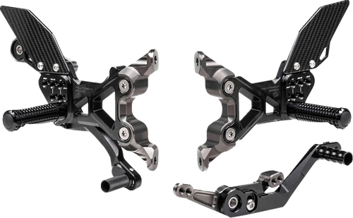 GILLES TOOLING - FXR-BM05-B - FXR Rearset - Black - BMW