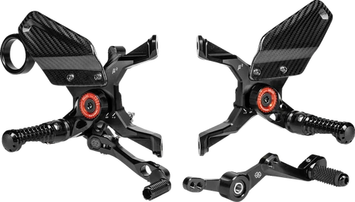 GILLES TOOLING - MUE2-BM05-B - MUE2 Rearset - Black - BMW