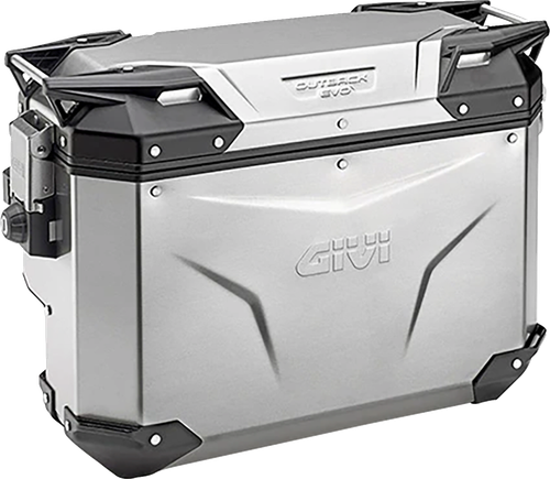 GIVI - OBKES33ARA - Outback Evo Side Case - Right - 33 Liter - Silver