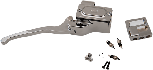 GMA ENGINEERING BY BDL - GMA-HB-5-C - Brake Master Cylinder Assembly - 5/8" - Switch - Chrome