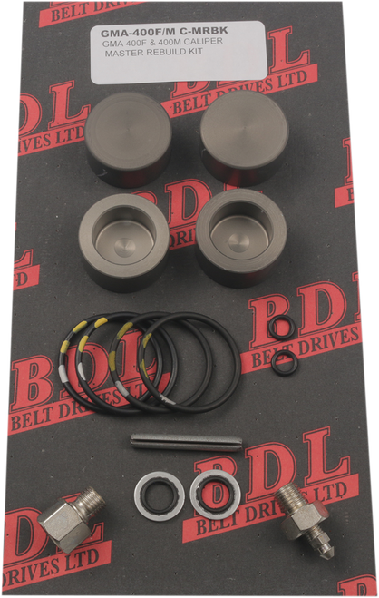 GMA ENGINEERING BY BDL - GMA400F/MCMRBK - Caliper Rebuild Kit - "F/M" Caliper