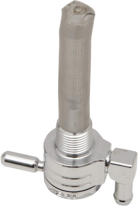 GOLAN PRODUCTS - 75-516D-CS - "Click-Slick" Fuel Petcock - Downward - Chrome - 3/8" NPT