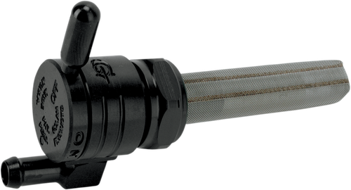 GOLAN PRODUCTS - 76-312D-BLK - "Click-Slick" Fuel Petcock - Downward - Black - 22mm