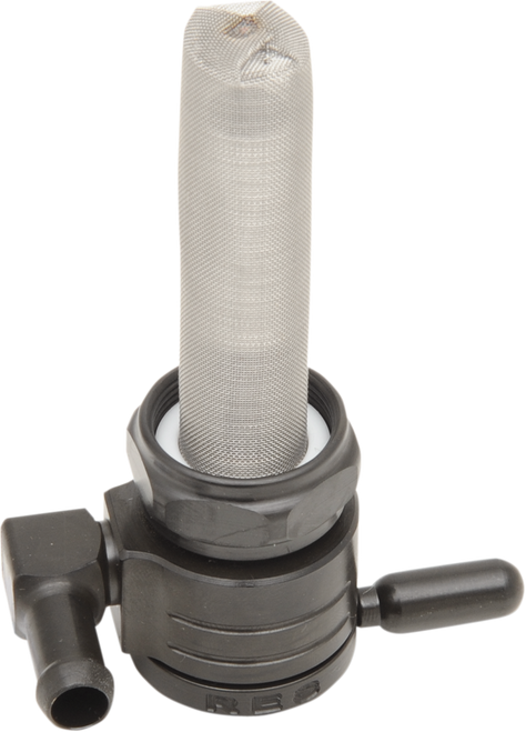 GOLAN PRODUCTS - 76-312F-BLK - "Click-Slick" Fuel Petcock - Forward - Black - 22mm