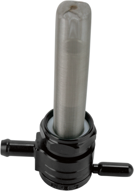 GOLAN PRODUCTS - 76-312S-BLK - "Click-Slick" Fuel Petcock - Straight - Black - 22mm