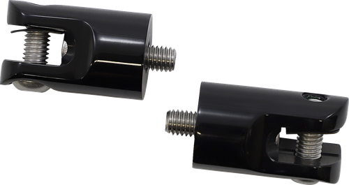 ACCUTRONIX - FPMT500-B - Rear Foot Peg Mounts - Black - 3/8"-16