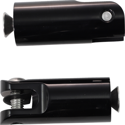 ACCUTRONIX - FPMT200-B - Front Foot Peg Mounts - Black - 3/8"-16