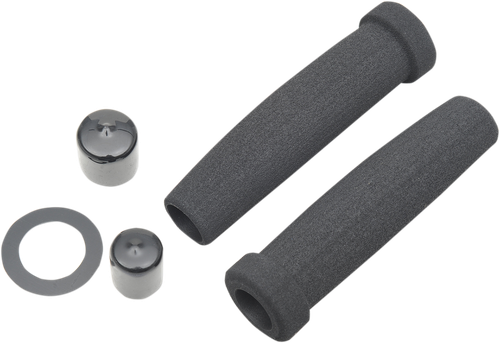 GRAB ON - MC313 - Classic Superbike Grips - Black